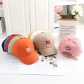 Summer Baby Hat For Kids Baseball Cap Girls Boy Hats Summer Baby Sun Hat Hip Hop Embroidered Letter M Caps 0-4 Years. 