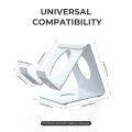 For ROG Xbox Ally/X Desktop Stand Game Consoles Metal Holder Bracket For  Switch/Switch 2 For Steam Deck For Legion Go. 