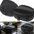 Motorcycle Tail Bag, Waterproof Back Saddle, Rear Seat Storage Bag, Black Motorcycle Rear Riding Travel Bag, Luggage Bag.