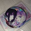 Needy Streamer Overload Rain Cartoon Round Brooch Tinplate Metal Pin Badge Anime Accessories . 