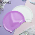 Copozz Men Elastic Swimming Hat Large Size Swimming Wear Professional Adults Waterproof Swimming Hat Silicone Swimming Caps.