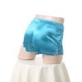 Men's Satin Sleepwear Loungewear Sleep Shorts Bottoms Nightwear Loose Home Soft Pajamas Boxers. 