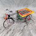 Van gari showpieceVan Gari Showpiece Miniature (Metal, Hand Painted, Rickshaw Painting Van gari showpiece for home decoration.