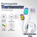 AiQUE Rechargeable Infrared Thermometer Forehead Digital Non-Contact medical Termometro Body Fever Baby/Adult Temperature. 