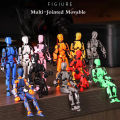 14CM Multi-Jointed Movable Shapeshift Robot 2.0 3D Printed Mannequin Dummy  Action Figures Toys Kids Adults Parent-children Game. 