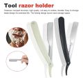 Men's Barber Razor Professional Manual Shaver Straight Edge Stainless Steel Sharp Barber Razor Shaving Beard Cutter with Blade Shaving. 