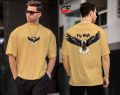 new stylish printed fly high drop shoulder t-shirt for causal fabric. 
