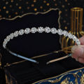 Sparkling Rhinestones Hair Bands Fashionable Crown Handmade Head Bands Jewelry Accessories School Halloween for Girls.