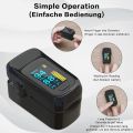 MomMed M170 Digital Pulse Oximeter for Finger Oxygen Measuring Device, Fingertip Oximeter Measures Oxygen Saturation SpO2, Pulse Frequency, Oximeter with OLED Display and Alarm Function Black. 