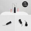 PIORPOY 100 Pcs/Bag Dental Composite Resin Pre Bent Flow Dispensing Needle Tips Disposable Dentistry Irrigation Tips 18/22/25G. 