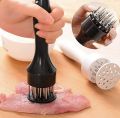 Mini Meat Tenderizer Spring-loaded Meat Tenderizer Meat Chopper w/ 12 Sharp Stainless Steel Blades Meat Chopper, Stainless Steel Blade Mini Meat Tenderizer. 