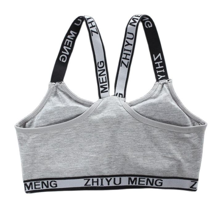 3pcs%20Teenage%20Bra%20Girl%20Vest%20Cotton%20Teen%20Girls's%20Sports%20Lingerie%20Adolescente%20Kids%20Underwear%20Letter%20Racerback%20Student%20Training%20Bras%20-%20Image%204