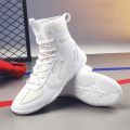 Men Boxing Shoes Top Quality Fighting Training Wrestling Shoes Professional Breathable Fighting Boxing Wrestling Squats Sneakers. 