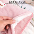 Electric Hand Warmer Bag EU Plug Rechargeable Reusable Hand Warmer For Abdomen Hands Warm Pocket Hot Water Injection Heating Bag. 