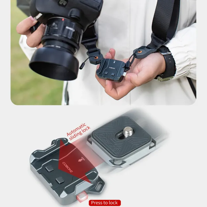 XILETU Quick Release Shoulder Strap Base Camera Sling Quick Disconnect ...