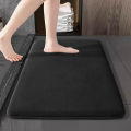 Super absorbent floor mat, super absorbent bath mat, super anti slip coral velvet bathroom floor mat, door mat. 