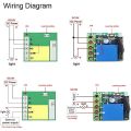 433Mhz Universal Wireless Remote Control Switch DC 12V 1CH Relay Receiver Module RF Transmitter Momentary Toggle Latch for Gate. 