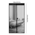 100x210CM Magnetic Door Curtain Net Door Anti Mosquito Insect Fly Bug Curtains Automatic Closing Door.