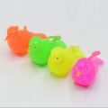 squeeze ,bounce , glow silicone soft rubber sparrow Chu Chu with lights. 