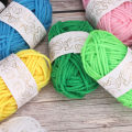 QJH Children's 12-Color Yarn 10g Each for DIY Material Package Kindergarten Making Doll Doll Knitting Beginners by Handcrafts. 