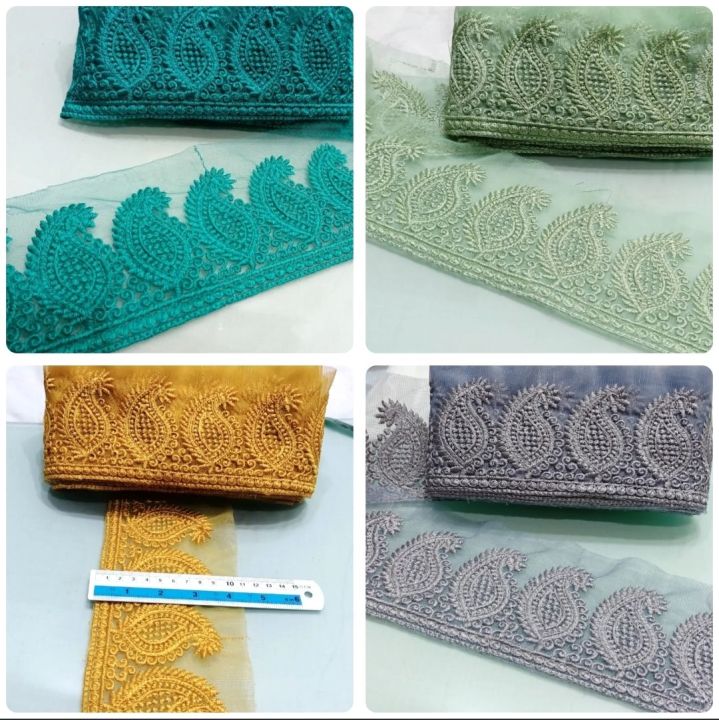 FASHION! 1 GAZ ( YARDS) FANCY LACE FOR CLOTHES/PATCH LACE FOR WOMEN CLOTHES/4.5 inch width
