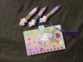 Diary with pen unicorn. 