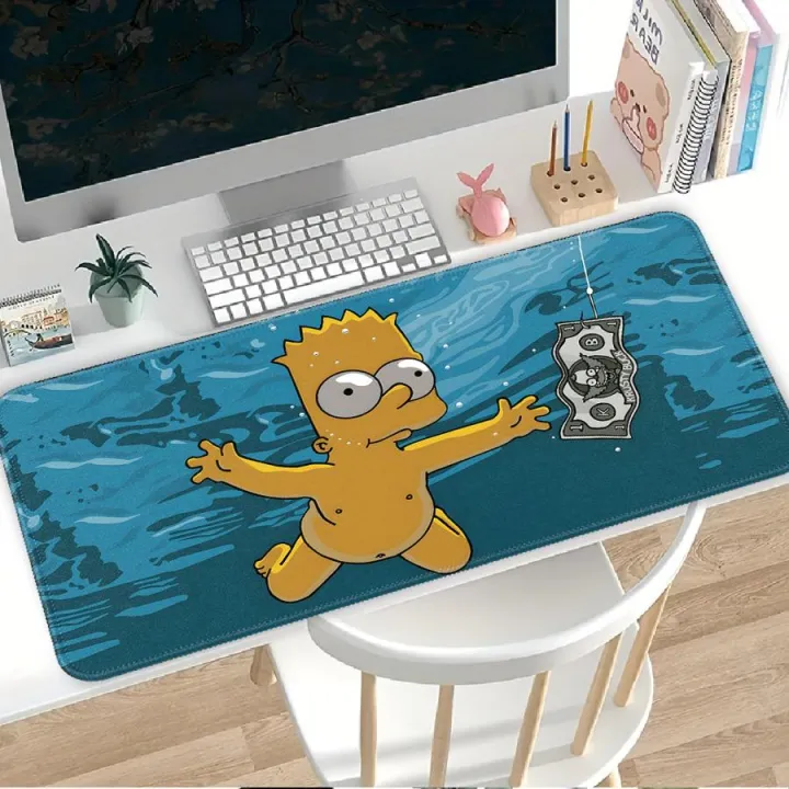 Bart%20Simpson%20Homer%20Mouse%20Pad%20Keyboard%20Desk%20accessories%20Game%20Console%20Computer%20Laptop%20office%20-%20Image%206