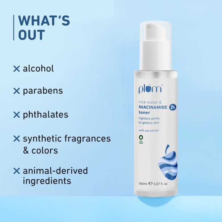 Plum%203%25%20Niacinamide%20Face%20Toner%20with%20Rice%20Water%20150ml%20-%20Image%202