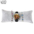 Wholesale Superior Velvet Large Bracelet Display Pillow Ankle Holder Watch Organizer Jewelry Display Stand Free Shipping. 