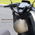 Motorcycle Helmets Luggage Net Scooter Storage Mesh Bag MTB Cycling Handlebar Tube Hanging Baggage Bag Motorcycle Accessories. 