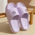 Summer Fashion Men's Slippers Printting Little Bear Sandals Indoor Bathroom Non-slip Soft Women Dormitory Casual Shoes Couple.