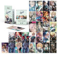 50Pcs/Set Honkai:Star Rail Aventurine Laser Glitter Card Cosplay Anime Game Playing Cards Lomo Photo Card For Fans Collection. 