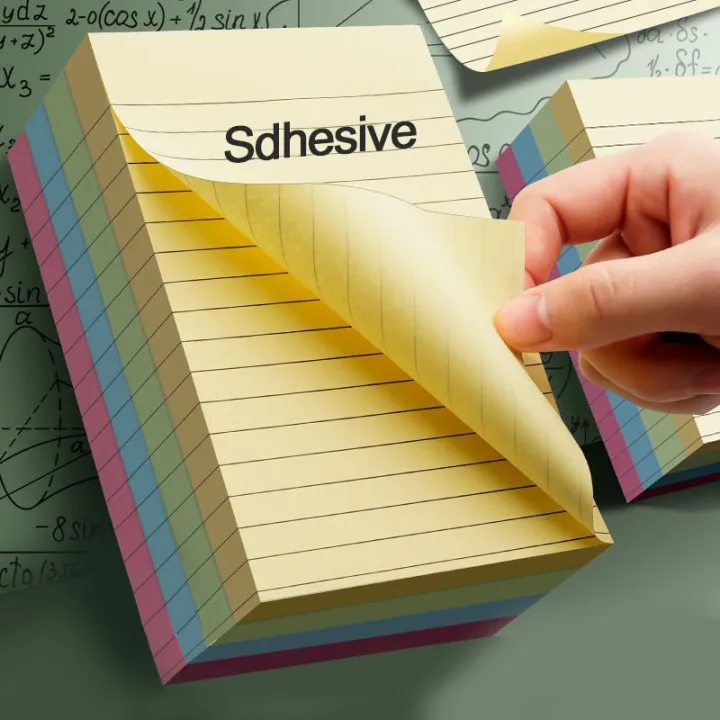 200sheets%20Line%20Sticky%20Notes%204%20Colors%20Portable%20Student%20Note%20Marker%20Writing%20Sticky%20Notes%20Self-Adhesive%20Easy%20To%20Apply%20Notepad%20-%20Image%202