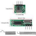 433mhz Wireless RF Transmitter and Receiver with Antenna Ask Remote Control Module DIY Kit for Arduino. 