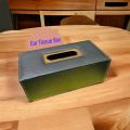 Artificial Leather Tissue Box luxery Design.