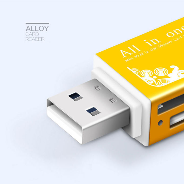 Alloy%20Card%20Reader%204%20Ports%20USB2.0%20Micro%20SD%20TF%20M2%20MS%20Pro%20Duo%20MMC%20SDHC%20DV%20Phone%20Camera%20Memory%20Card%20Adapter%20with%20LED%20Indicator%20-%20Image%206