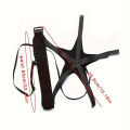 1 Set of Football Training Equipment with Rope Bag, Football Dribbling Belt, Training Device for Ball Control, Dribbling Belt, Rebound Practice Belt with Rope Bag, Football Training Equipment. 