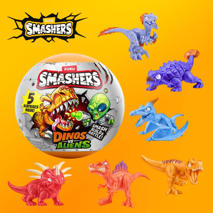 Zuru%20Smashers%20Dino%20Dinosaur%20Toys%20Blind%20Box%20with%20Alien%20Figure%205%20Surprises%20Mini%20Egg%20Discovery%20Toy%20for%20Boys%20-%20Image%202