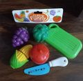 Velcro Fruit Cutting Toy Pretend play Kitchen Toys. 