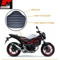 Bike Seat Cushion Ultra Soft Line Cushioning, New Design Orignal Motex Auto Line, Black Color Universal Fitment eg Motorcycles Yamaha, Honda, Suzuki etc - Bike 70cc Accessories - Motex Auto Line. 