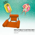 Water Hammock Swimming Pools Inflatable Air Mattress Summer Beach Lounger Back Floating Chairs Sleeping Beds. 