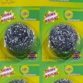 Stainless Steel Scrubber 6 pieces in per Pack. 