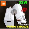Original Xiaomi MI 33W Turbo Fast Charger SonicCharge 2.0 Turbo Charger 33watt with Type C Cable for Mi 10, Mi 10T Pro, POCO M2 Pro, POCO X3, xiaomi Redmi note 9 pro 10X pro mi 9 9t PRO lite. 