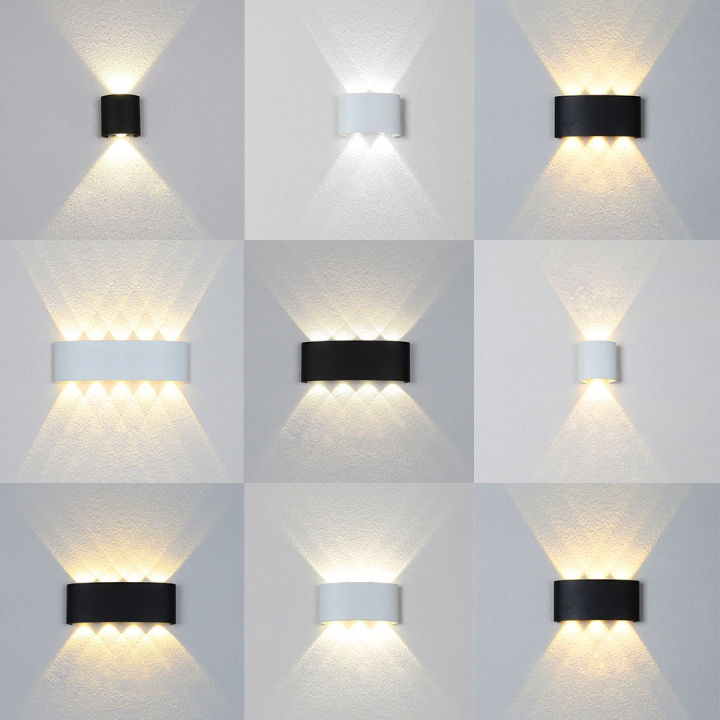 LED Wall Lamp Outdoor Waterproof IP66 Interior Wall Light 2W 4W 6W 8W 10W minimalist creative bedroom bedside lamp