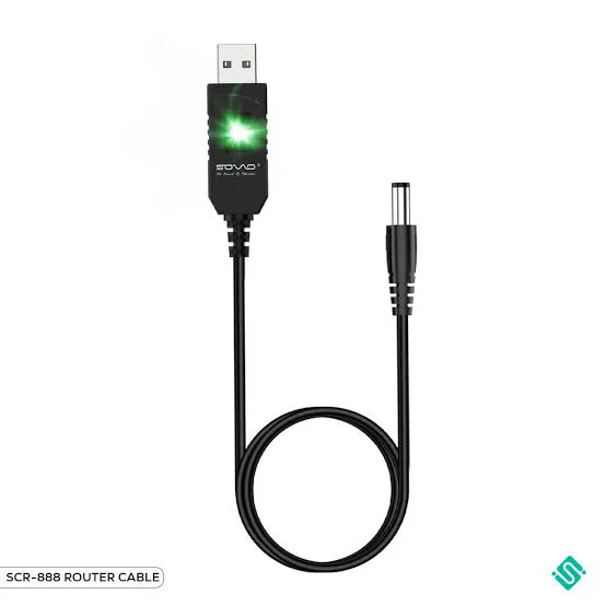 Router Power Boost Cable 5V / 9V / 12V – USB to DC Fast Charging Cable ...