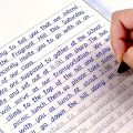 3D italic English calligraphy exercise book - a reusable handwritten copy with complete letters and words for daily practice. 