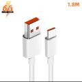 100% Original Xiaomi 120w, 67w, 33w, Turbo Charger Cable 33 Watt 67 Watt 120 Watt Fast Charging 6A For Redmi Note 13, 12/11S/ Note 10/ Note 10 Pro/10S/Note 9 Pro. 