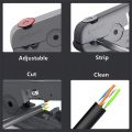Wire Stripper Ethernet Cable Cutter Round Cable Cutting Tool Lan Cable Stripping for CAT7 CAT6 CAT5E CAT5 Round Wire. 