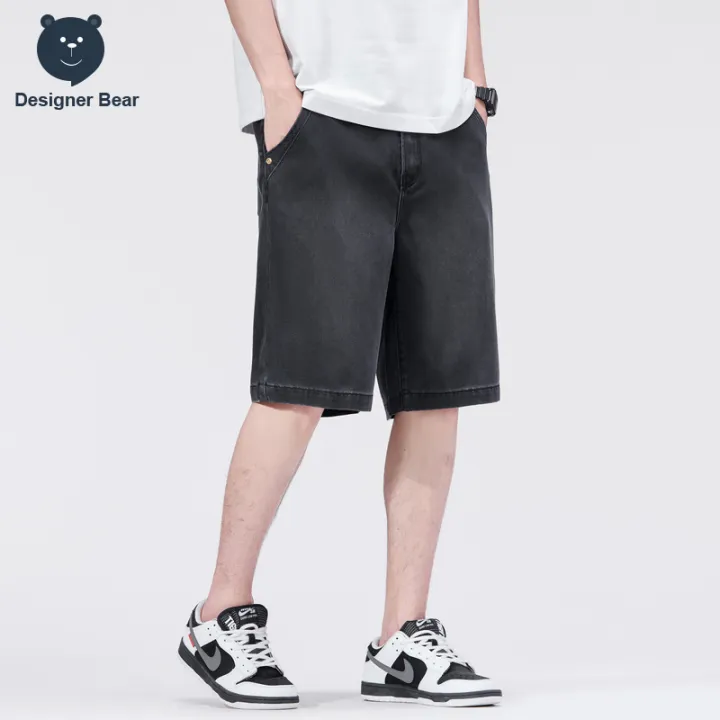 Brand%20Summer%20Thin%20Men's%20Denim%20Shorts%20Lyocell%20Fabric%20Cool%20Baggy%20Straight%20%20Knee%20Length%20Pants%20Jeans%20Joggers%20Short%20Jorts%20Man%20Bermuda%20-%20Image%206