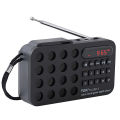 Solar Charging Portable FM Receiver Radio With Bluetooth Wireless Speaker Support USB TF Card MP3 Music Play Radio FM Receiver. 